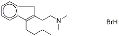 N,N-DiMethyl-3-butyl-1H-indene-2-ethanaMine HydrobroMide 구조식 이미지