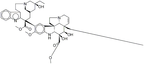 N-DesforMyl-4-desacetyl Vincristine Disulfate Salt 구조식 이미지