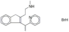 rac-N-DeMethyl DiMethindene-d3 구조식 이미지