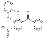 2-(2'-Hydroxyphenoxy)-4-nitro-benzophenone 구조식 이미지