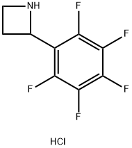 2-(Pentafluorophenyl)azetidine Hydrochloride 구조식 이미지