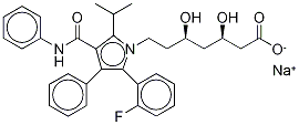 2-Fluoro Atorvastatin SodiuM Salt 구조식 이미지