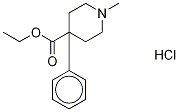 메페리딘-d5염산염 구조식 이미지
