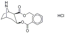 N-DeMethyl Cocaethylene-d5 Hydrochloride 구조식 이미지