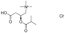 Isobutyryl L-Carnitine-d6 Chloride Structure