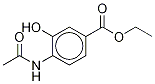 4-AcetylaMino-3-hydroxybenzoic Acid Ethyl Ester Structure