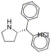 (2S)-2-(DiphenylMethyl)pyrrolidine Hydrochloride Structure
