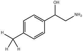α-(AMinoMethyl)-p-Methylbenzyl-d3 Alcohol Structure