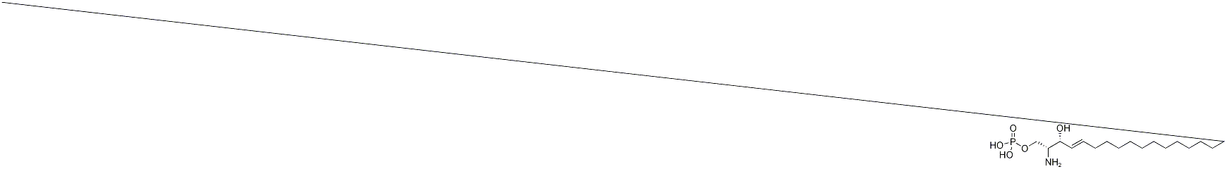 D-ERYTHRO-SPHINGOSINE-1-PHOSPHATE-13C2,D2 Structure