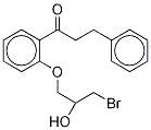 1-[2-(3-Bromo-2-hydroxypropoxy-D5)phenyl]-3-phenyl-1-propanone 구조식 이미지