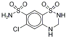 Hydrochlorothiazide-13C,d2 구조식 이미지