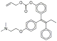 (E)-4-Alloxycarboxyl Tamoxifen Structure