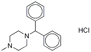 Cyclizine-d4 Hydrochloride 구조식 이미지