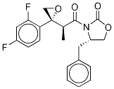 (4S)-3-[(2R)-2-[(2R)-2-(2,4-Difluorophenyl)oxiranyl]-1-oxopropyl]-4-benzyl-2-oxazolidinone-d3 구조식 이미지