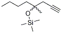 rac-4-Methyl-4-[(trimethylsilyl)oxy]-1-octyne Structure