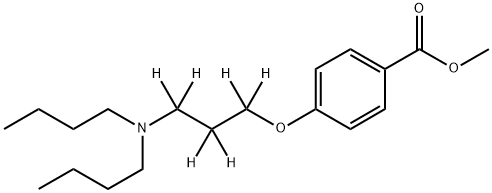 4-[3-(DibutylaMino)propoxy]benzoic Acid-d6 Methyl Ester Structure