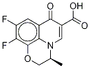 (R)-Ofloxacin Carboxylic Acid (Dextrofloxacin Difluoro IMpurity) 구조식 이미지