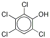 2,4,5,6-Tetrachlorophenol-13C6 구조식 이미지