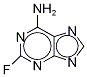 2-Fluoroadenine-13C2,15N Structure
