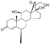 6α-Methyl Hydrocortisone-d4 Structure