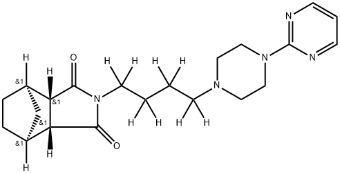 Tandospirone-d8 구조식 이미지