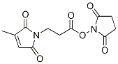 3-(MethylMaleiMido)propionic Acid N-SucciniMidyl Ester Structure