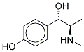 p-Hydroxyephedrine-d3 Structure