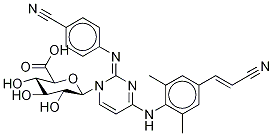 Rilpivirine N-Glucuronide Structure