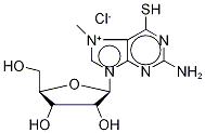 7-Methyl-6-thioguanosine Chloride Structure