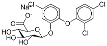 Triclosan O-β-D-Glucuronide Sodium Salt 구조식 이미지