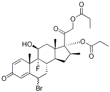 6-Bromo-betamethasone 17,21-Dipropionate Structure