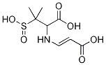 N-(2-Carboxyethenyl)-3-sulfino-DL-valine Structure