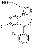 1'-HYDROXYMIDAZOLAM-13C3 구조식 이미지