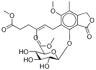 METHYL 6-[METHYL-B-D-GLUCURONATO]MYCOPHENOLATE 구조식 이미지