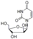 1--D-Arabinofuranosyl-1H-pyrimidine-2,4-dione 13C,15N2 구조식 이미지