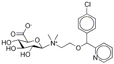 Carbinoxamine β-D-Glucuronide Structure