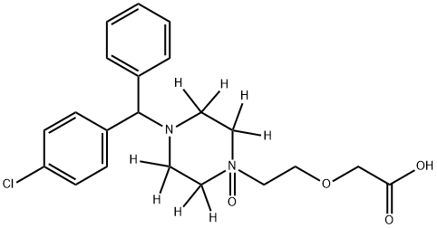 rac Cetirizine-d8 N-Oxide 구조식 이미지