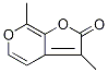 3,7-Dimethyl 2H-Furo[2,3-c]pyran-2-one Structure