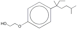 4-(3’,6’-Dimethyl-3’-heptyl)phenol Monoethoxylate-13C6 Structure