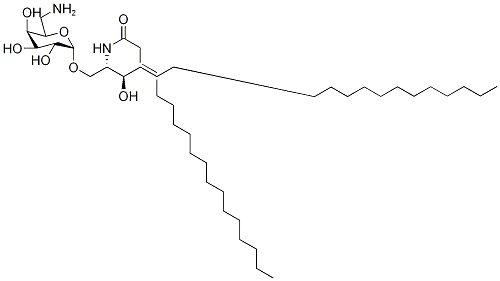 6-Amino-6-deoxy α-Galactosyl-C18-ceramide 구조식 이미지