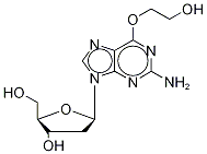 O6-(2-Hydroxyethyl-d4)-2'-deoxyguanosine 구조식 이미지