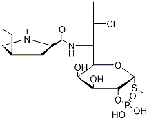 Clindamycin B-d3 2-Phosphate 구조식 이미지