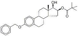 16-O-tert-Butoxycarbonyl 3-O-Benzyl Estriol 구조식 이미지