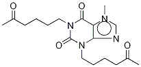 3-DesMethyl-3-(5-oxohexyl) Pentoxifylline 구조식 이미지