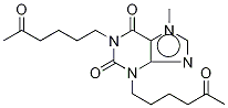 3-DesMethyl-3-(5-oxohexyl) Pentoxifylline Structure