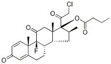 Clobetasone 17-Butyrate-d7 Structure