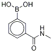 3-(MethylaMinocarbonyl)benzeneboronic Acid-13C,d3 Structure