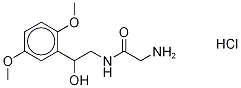 Midodrine-d6, Hydrochloride Structure