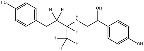 RactopaMine-d6 Hydrochloride 구조식 이미지