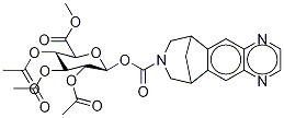 Varenicline CarbaMoyl 2,3,4-Tri-O-acetyl-β-D-glucuronide Methyl Ester 구조식 이미지